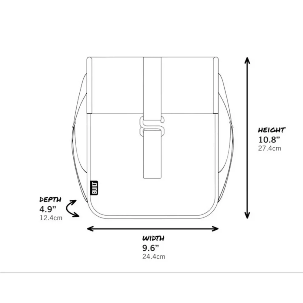 Water-resistant Polyester Lunch Bag Lightweight Insulated Reusable Adjustable